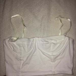 American Apparel White Bralette